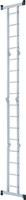 Лестница-трансформер алюминиевая четырехсекционная NV100 4х4 ступени