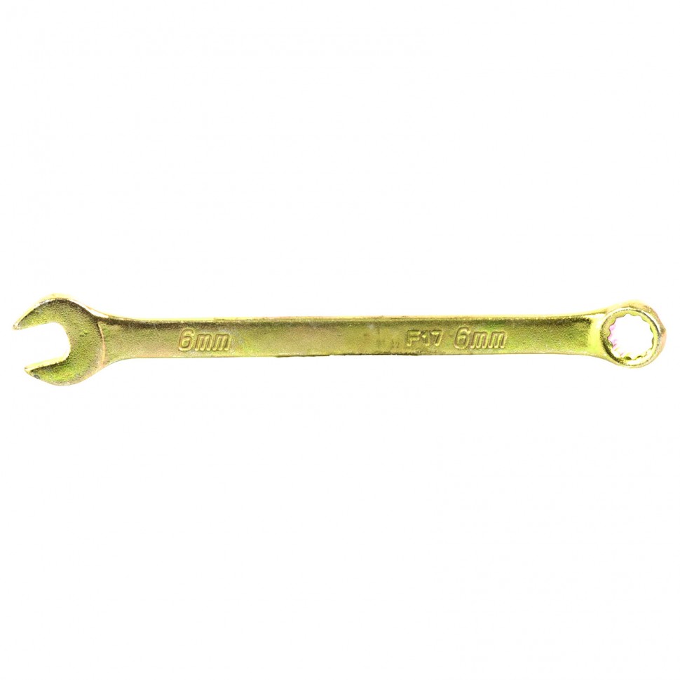 Ключ комбинированный, желтый цинк СИБРТЕХ