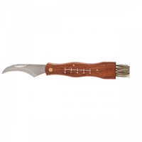 Нож грибника большой с деревянной рукояткой