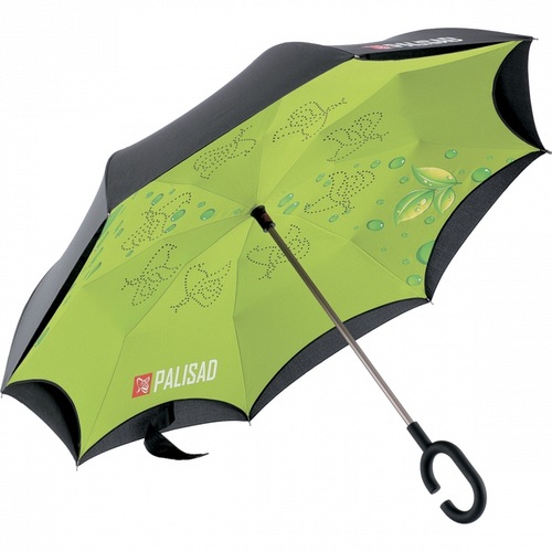Зонт-трость обратного сложения PALISAD