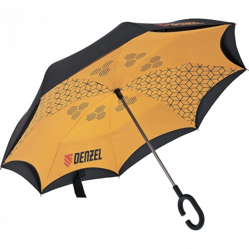 Зонт-трость обратного сложения, Denzel